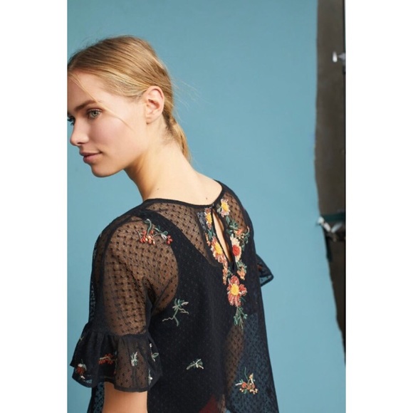 NWT Embroidered Cadiz Top - Picture 4 of 4